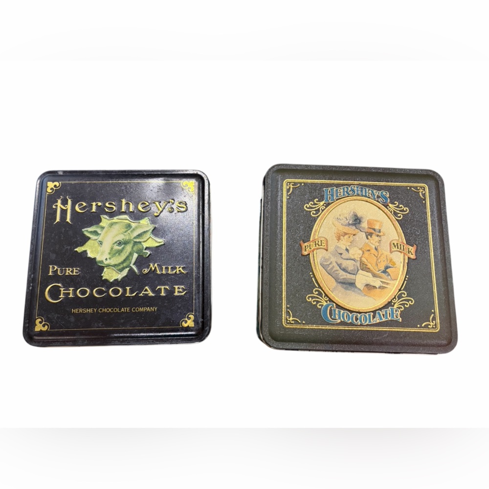 Hershey's Vintage Chocolate Tin Set 1996 2001 #6 #4